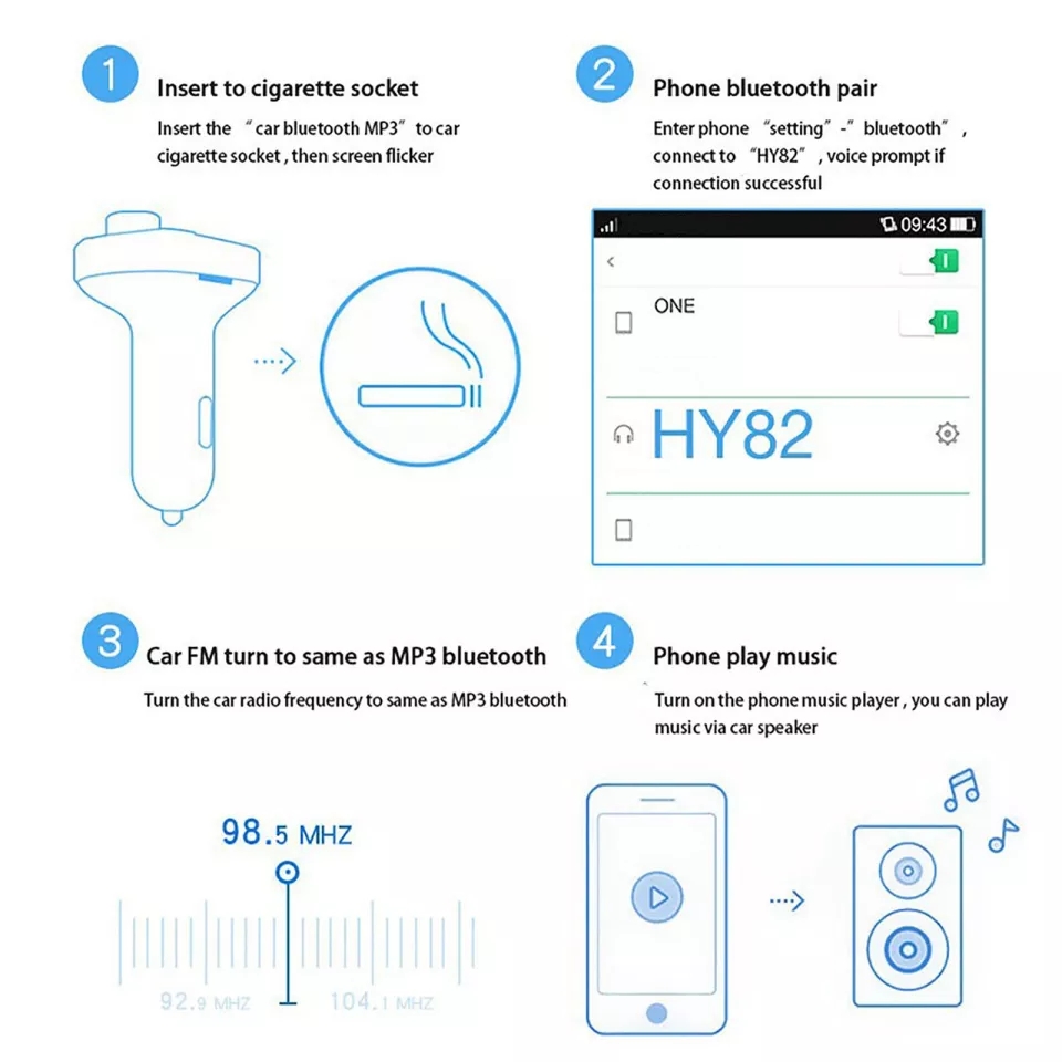 Bluetooth pour voiture - DiayKat